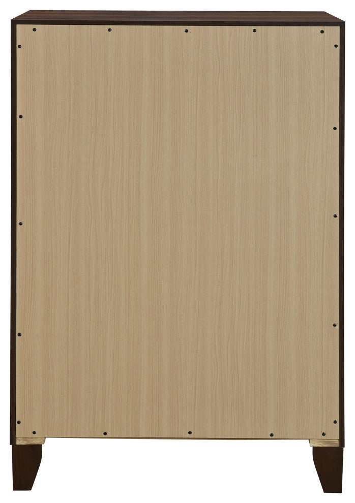 Welsley 4-drawer Chest of Drawers Walnut