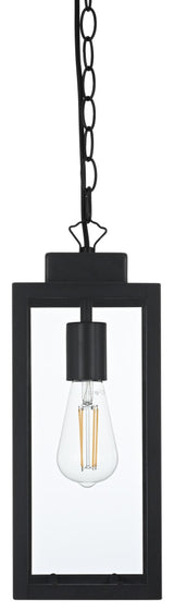 Home Living 6" Outdoor Pendant, Black