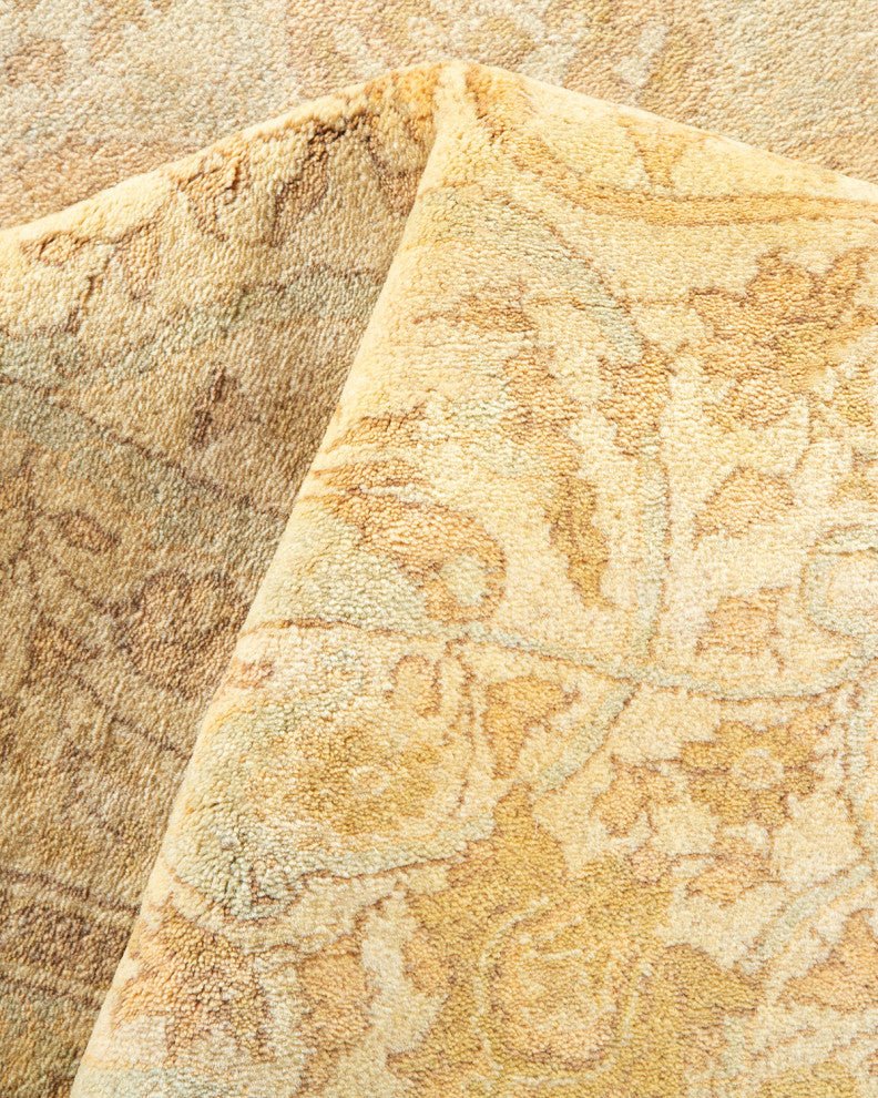 Alaina, One-of-a-Kind Hand-Knotted Area Rug Ivory, 8'4"x10'4"