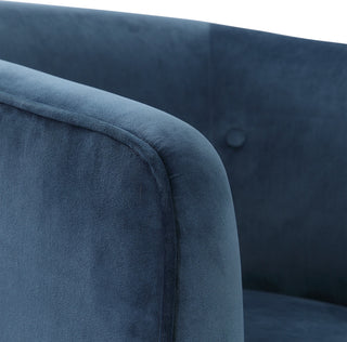 Uttermost Mallorie Blue Swivel Chair