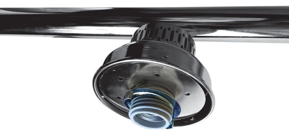 Holland University of Maryland 3-Shade Billiard Light - Chrome Fixture