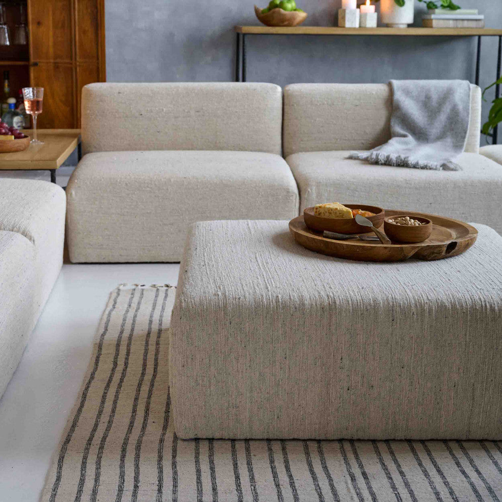 Avira Woven Boro Ottoman