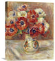 "Still Life With Anemones" Canvas Giclee by Pierre-Auguste Renoir, 18"x22"