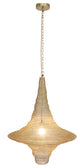 Gold Powder Coat Chain Basket Light