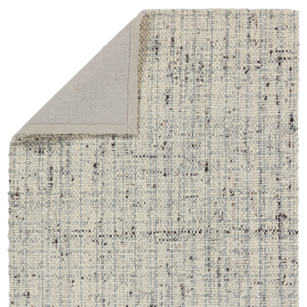 Jaipur Living Season Handmade Solid Cream/ Light Gray Area Rug 8'X10'