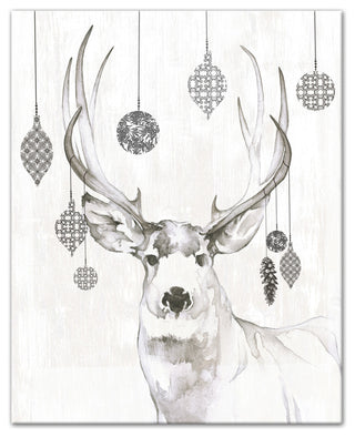"Decorated Deer Antlers" Canvas Wall Art, 16"x20"