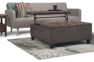 Harrison Coffee Table Storage Ottoman