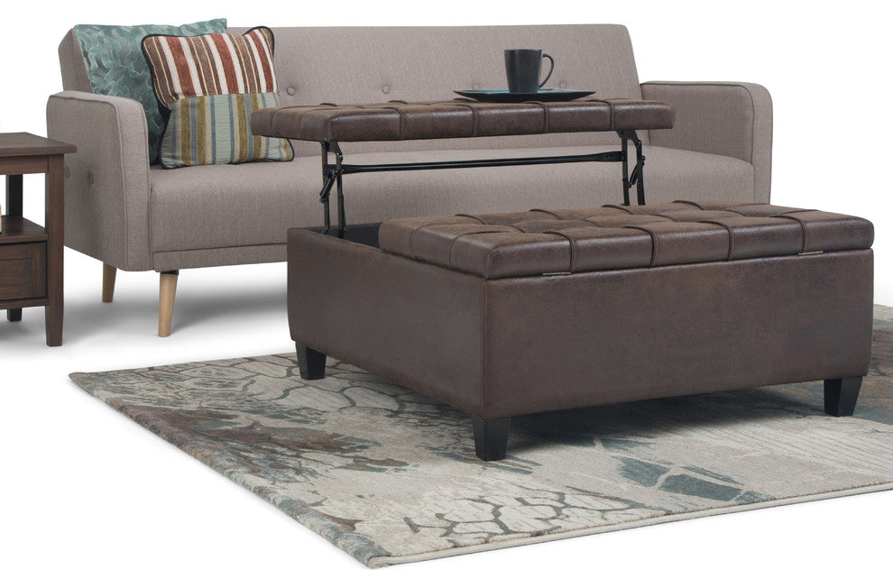 Harrison Coffee Table Storage Ottoman