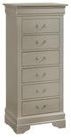Louis Phillipe Lingerie Chest, Silver Champagne