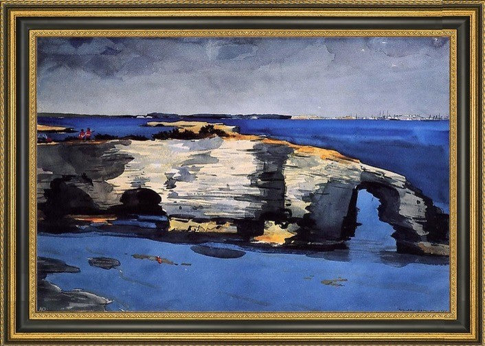 Winslow Homer Coral Formation - 18" x 27" Framed Premium Canvas Print