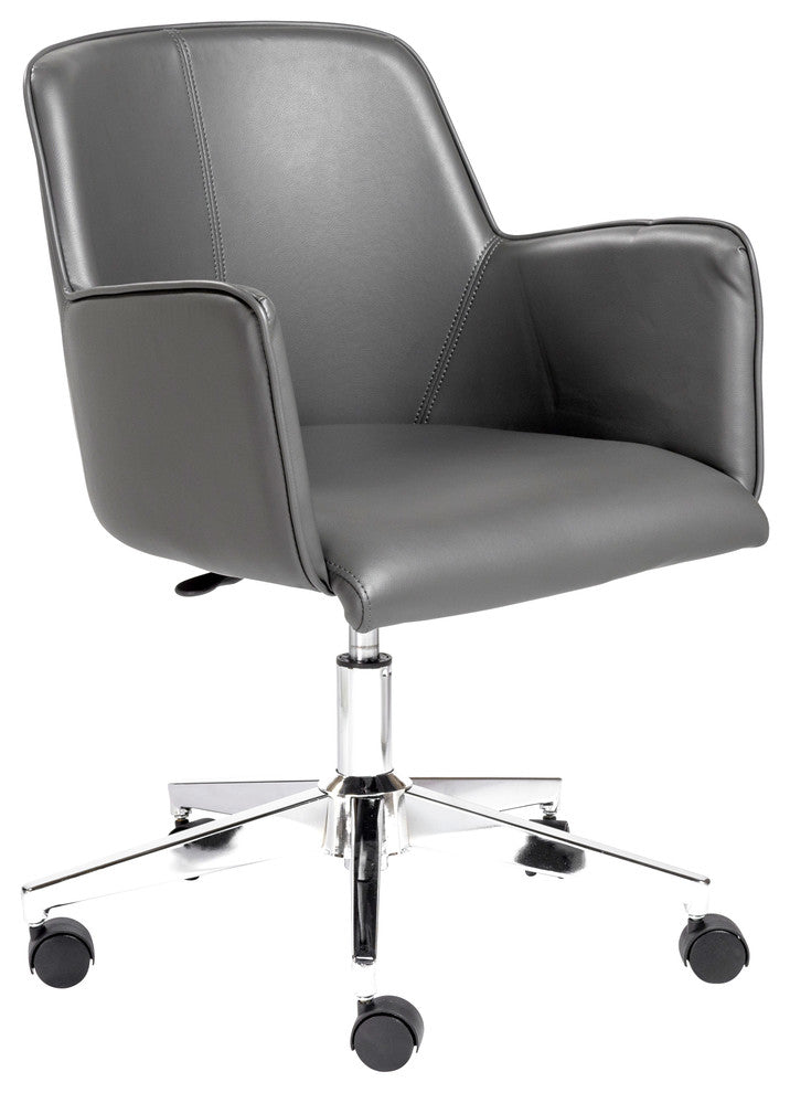 Sunny Pro Office Chair, Gray With Chrome Base, Gray