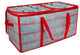 26.25" Transparent Zip Up Christmas Storage Box, Holds 128 Ornaments