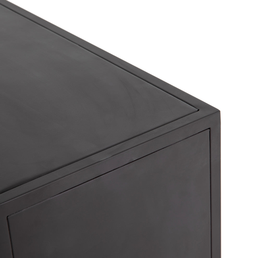 Stormy Media Console, Aged Brown
