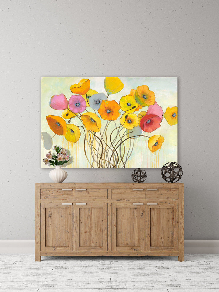 "Spring Harmony" by Julie Joy Painting Print Wrapped Canvas, 60x40