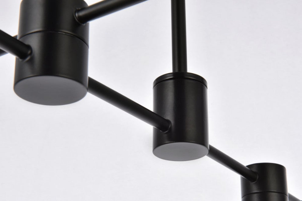 Xander 6-Light Pendant, Black