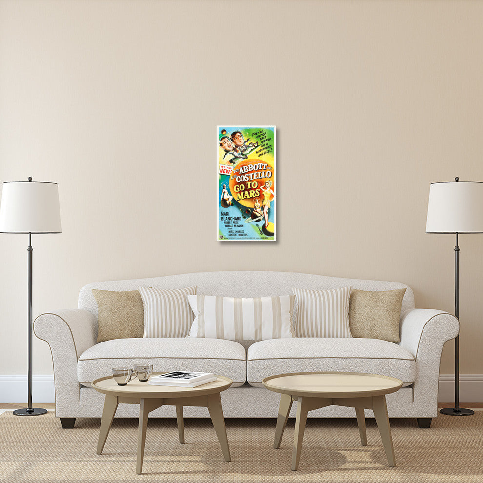"Abbott & Costello - Go To Mars" Canvas by Hollywood Photo Archive, 18x36"