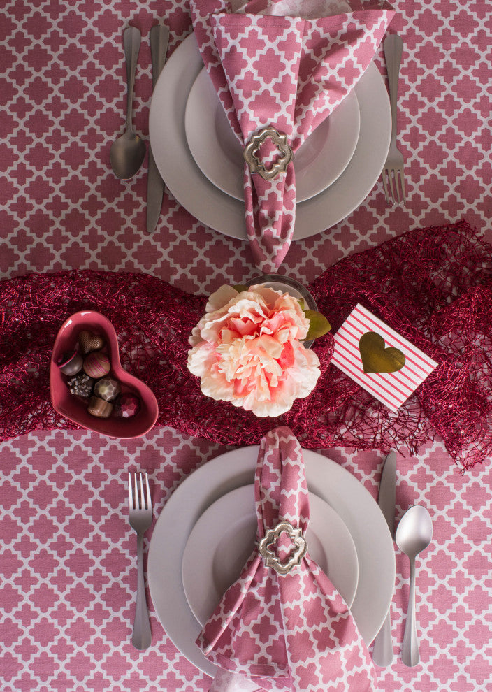 Rose Lattice Table Runner 14"x72"