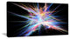 Light Blue Spectrum of Light, Oversized Abstract Canvas Art Print, 60x28