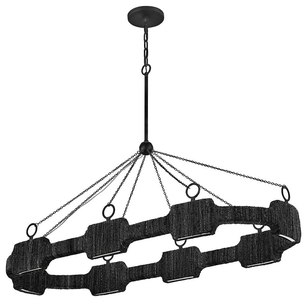 Hinkley Raffi Large Led Linear, Carbon Black