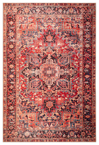 Bergen Heriz Area Rug - Red, 5'x7'6"