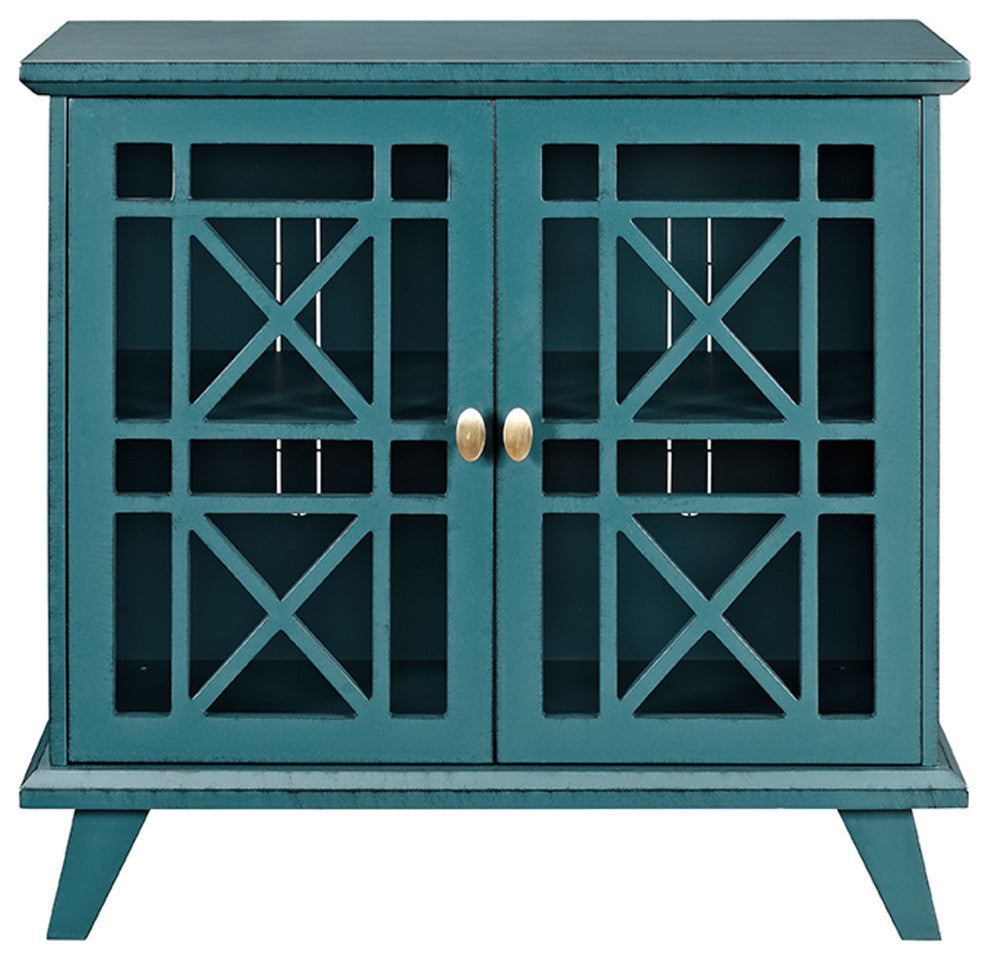 32" Accent Storage Cabinet - Blue