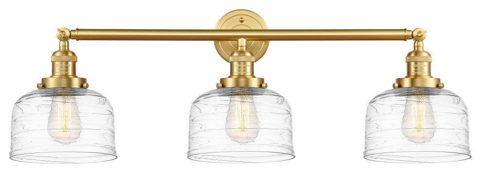 INNOVATIONS 205-SG-G713-LED 3-Light Bath Vanity Light Satin Gold