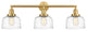 INNOVATIONS 205-SG-G713-LED 3-Light Bath Vanity Light Satin Gold