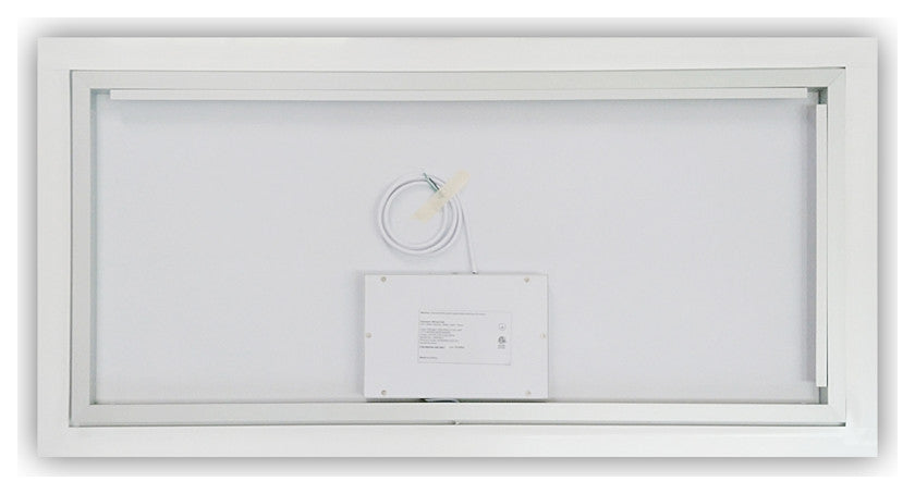 Rectangle Illuminated Bathroom/Vanity Wall Mirror, 48 Inch