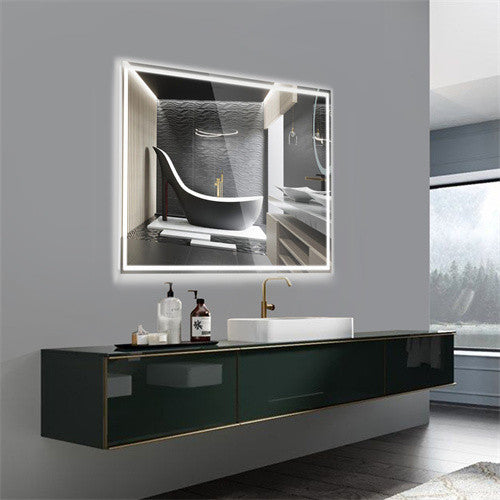 Ledel LED Lighted Bathroom Mirror Wall Mount Backlit Vanity Mirror, 40"x32"