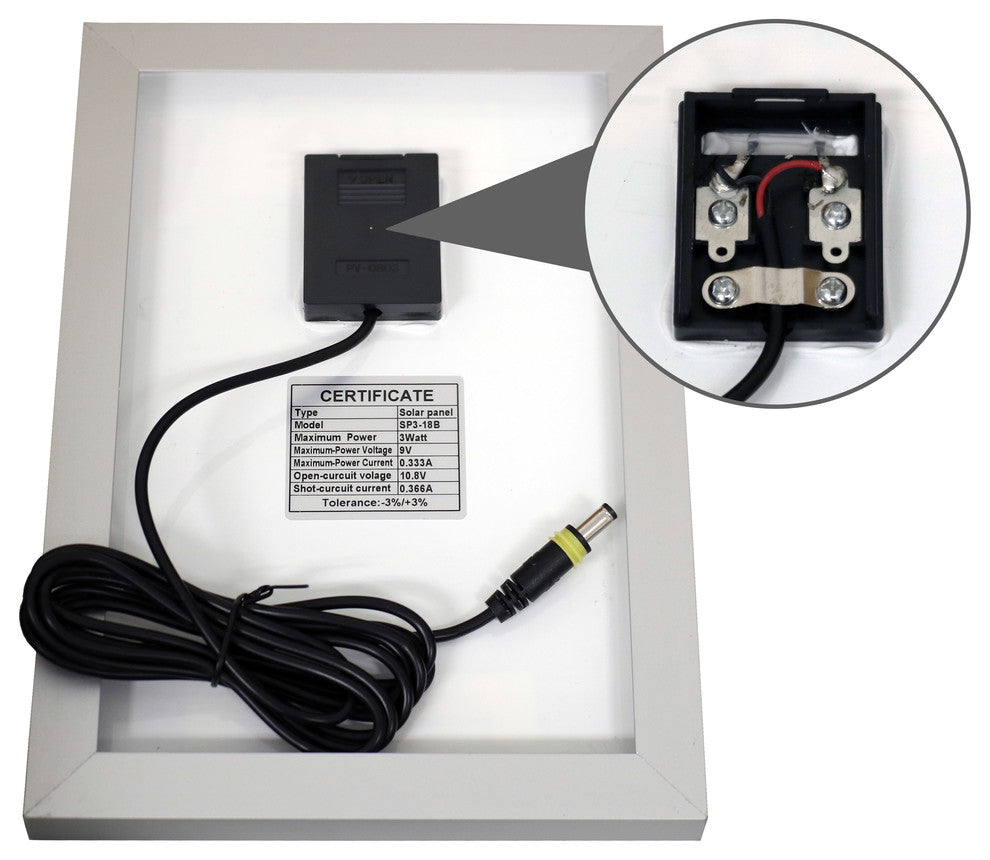 Sunnydaze Solar Pump and Panel Kit with Battery Pack and LED  - 79 GPH