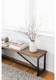 Rustic Sierra Bench - Brown