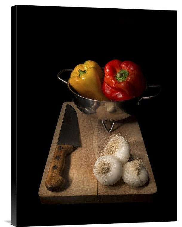 "Peppers Soup" Stretched Canvas Giclee by Antonio Zoccarato, 18"x24"