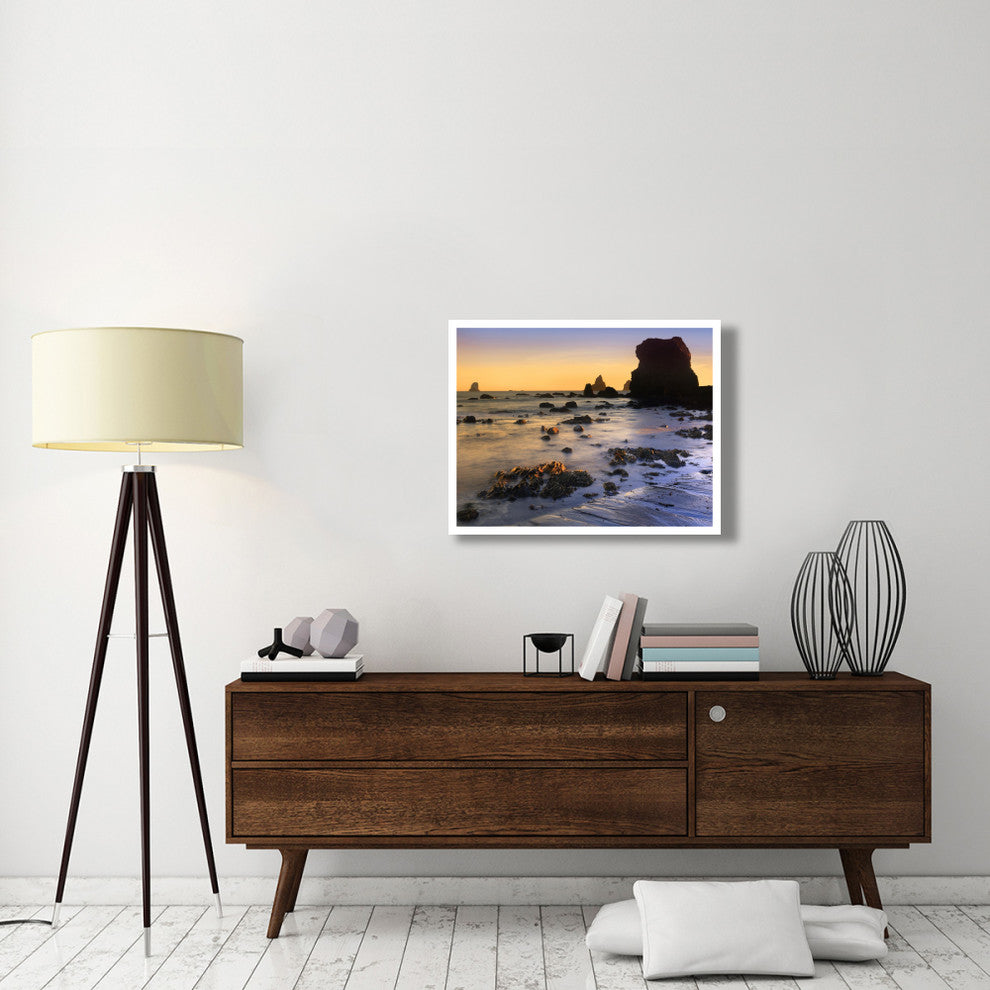 "Lone Beach at sunset, Oregon" Digital Paper Print by Tim Fitzharris, 34"x26"