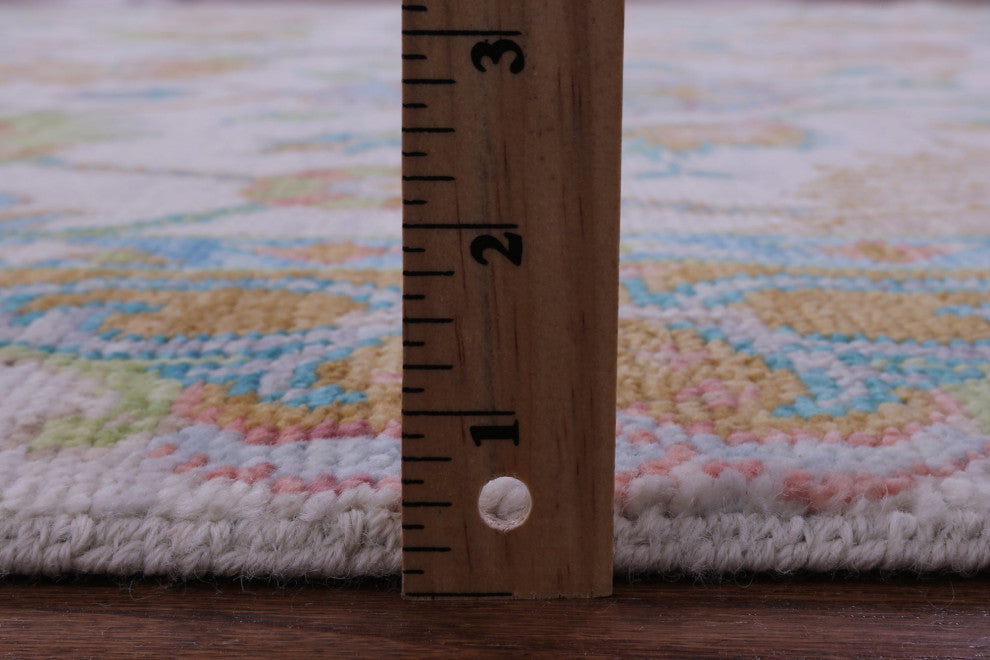 7' 10" X 9' 6" Handmade William Morris Wool Rug - Q15650