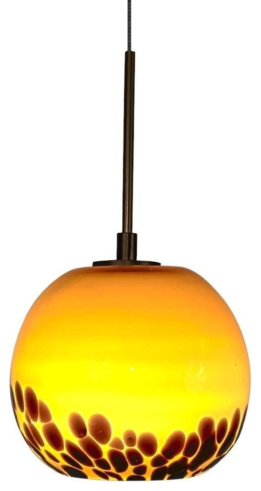 Light Low Voltage Pendant And Canopy Kit, Amber Bronze, Amber Bronze