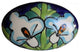 Oval Lily Talavera Ceramic Drawer Knob