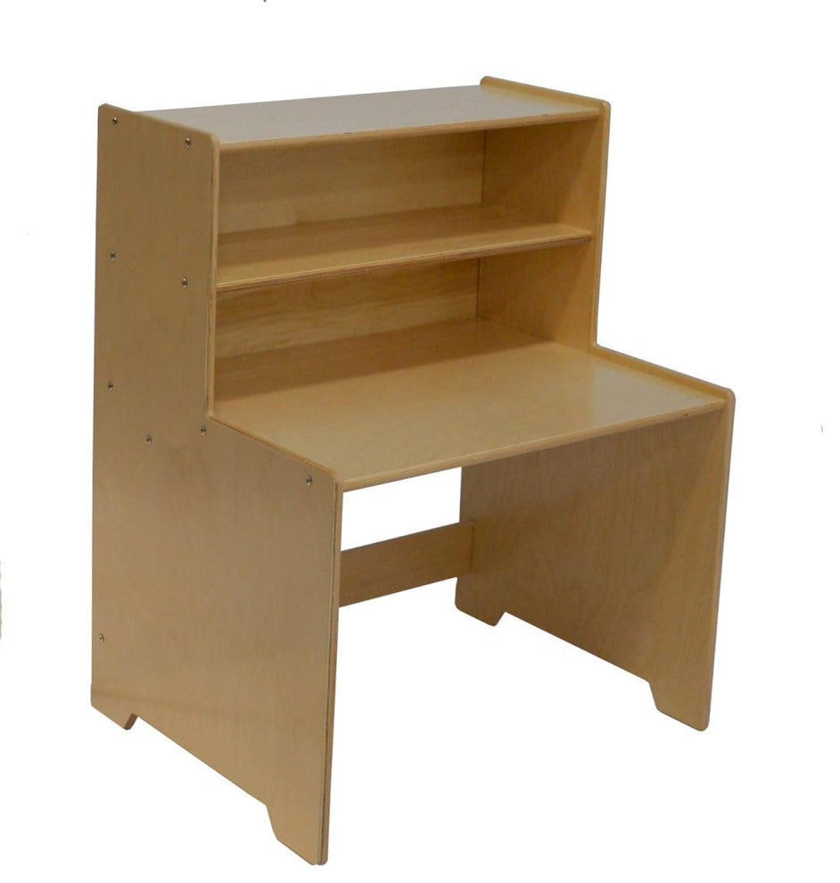 Kids Writing Desk, Computer Table With Hutch