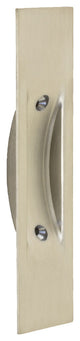 106-FP-WCMS Sliding Door/Window Flush Pull, Satin Stainless Steel