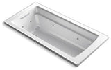 Kohler Archer 66" X 32" Drop-In Whirlpool, White