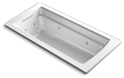 Kohler Archer 66" X 32" Drop-In Whirlpool, White