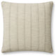 Angela Rose x Loloi Joshua Ivory / Grey 18'' x 18'' Cover, Down Pillow
