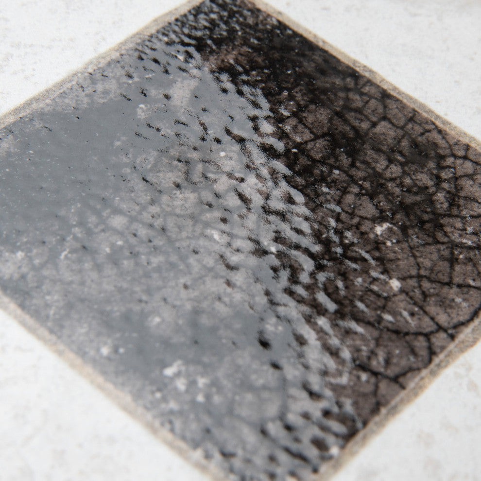 Kings Arles Black Ceramic Floor and Wall Tile