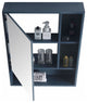 Fine Fixtures Surface Mount Bathroom Medicine Cabinet, Blue.