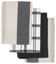 Chef's Table Kitchen Tea Towel, Set of 4, Black
