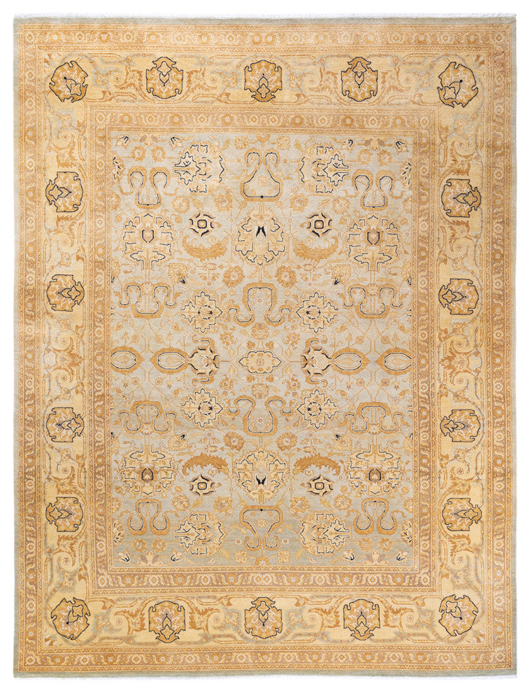 ECLECTIC, Hand Knotted Area Rug 10' 6" X 7' 10"