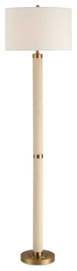 Uttermost Wessex White Floor Lamp