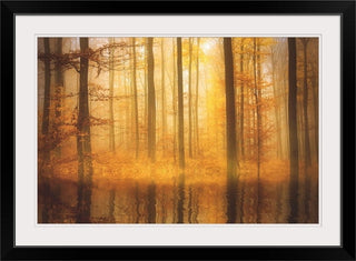 "Nature is Magic" Black Framed Art Print, 38"x28"x1"