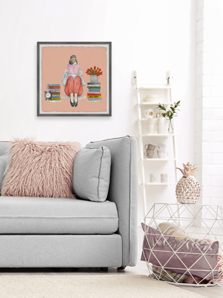 "Beginners Guide to Fashion" Framed Painting Print, 32x32