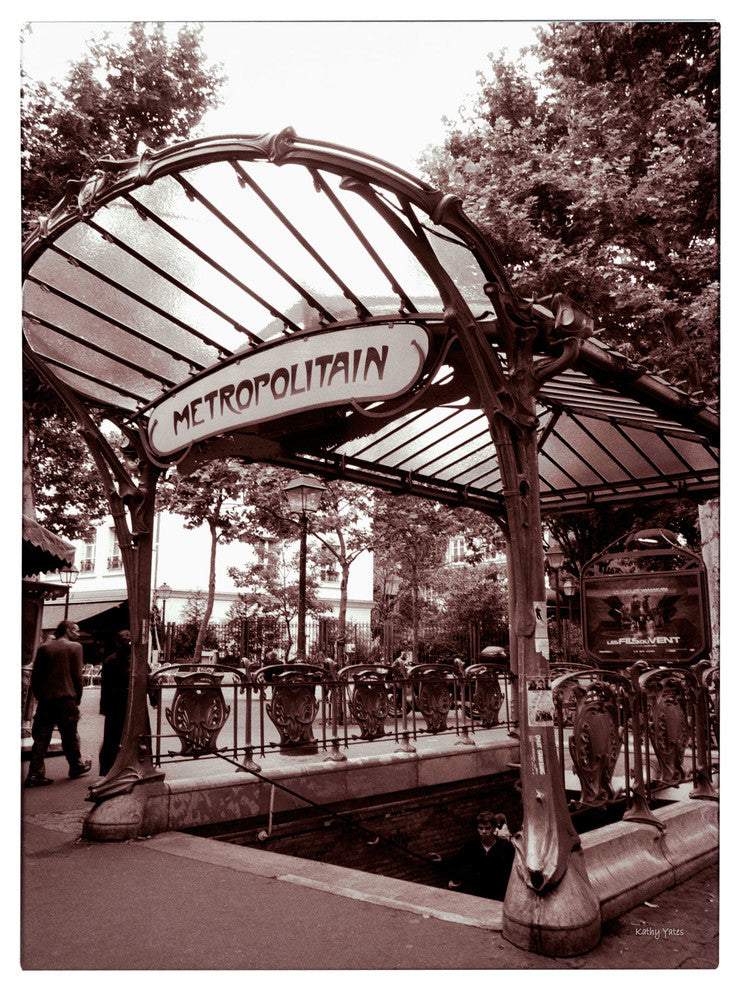 'Le Metro as Art 2' Canvas Art by Kathy Yates