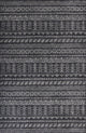 HomeRoots 6' x 9' Polypropylene Charcoal Area Rug